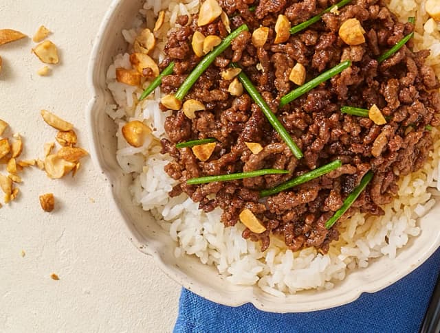 Bœuf caramélisé croustillant
