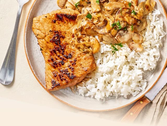 Escalope de dinde à la normande