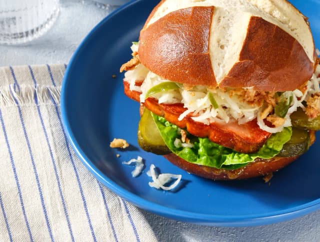 Leberkäse-Burger